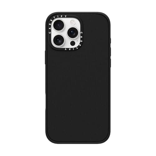 CASETiFY Impact iPhone 16 Pro Max Case [4X Military Grade Drop Tested / 8.2ft Drop Protection/Compatible with Magsafe] - Matte Black - Image 1