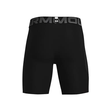 Under Armour Men's Armour HeatGear Compression Shorts , Black (001)/Pitch Gray, Large - Image 6