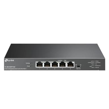 TP-Link TL-SG105PP-M2 - 5 Port 2.5 Gigabit Switch, Multi-Gigabit, 4 PoE++ Ports @123W, Fanless Metal Design, Plug & Play, PoE Auto Recovery, QoS & IGMP, Free Expert Help - Image 1
