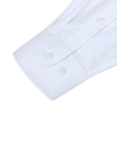 Lion Nardo White Dress Shirt for Men Mens Dress Shirts Long Sleeve Button Down Shirt Regular Big and Tall Dress Shirts - Image 6