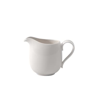 Villeroy & Boch New Cottage Basic Collection Milk/Cream Pitcher, Premium Porcelain, Made in Germany, 10 oz Capacity, Rich, Creamy White - Image 1