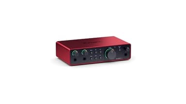 Focusrite Scarlett 2i2 4th Gen USB Audio Interface for Recording, Songwriting, Streaming and Podcasting — High-Fidelity, Studio Quality Recording, and All the Software You Need to Record (Renewed) - Image 1