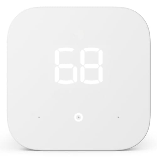Amazon Smart Thermostat – Save money and energy - Works with Alexa and Ring - C-wire required - Image 1