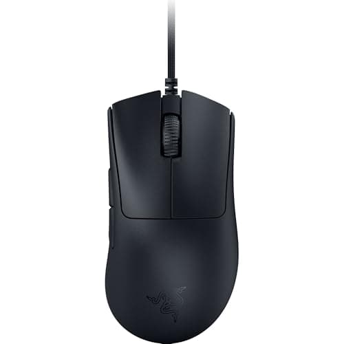 Razer DeathAdder V3 Wired Gaming Mouse: 59g Ultra Lightweight - Focus Pro 30K Optical Sensor - Fast Optical Switches Gen-3-8K Hz HyperPolling-6 Programmable Buttons -Ergonomic -Speedflex Cable- Black - Image 1