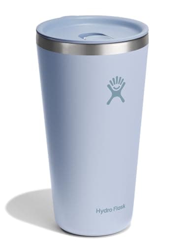 Hydro Flask All Around Tumbler Press-in Lid, Insulated Travel Mug, Stainless Steel Coffee Cup 28 Oz Surf Blue - Image 3