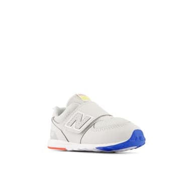 New Balance Baby 574 V1 Midsole Hook and Loop Sneaker, Grey Matter/Lemon Zest, 2 US Unisex Infant - Image 4