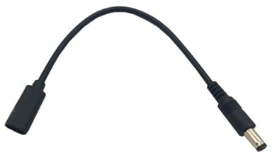 Traovien DC 5.5mm x 2.1mm to USB C Power Cable,5V 3A DC 5521 Male to USB Type-C Female Power Jack Extension Charge Cord for Phones Table- 22cm(2Pcs) (5521M /TypeC F) - Image 3