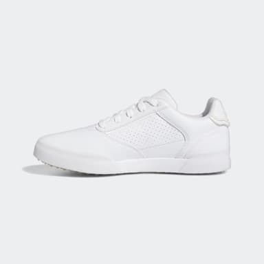 adidas Women's Retrocross Spikeless Golf Shoes, Footwear White/Sand Strata/Gum 3, 8 - Image 8
