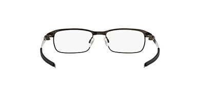 Oakley Men's Ox3184 Tincup Rectangular Prescription Eyeglass Frames, Powder Pewter/Demo Lens, 54 mm - Image 3