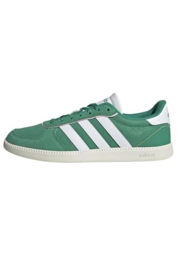 adidas Women's Breaknet Sleek Sneaker, Court Green/White/Clear Pink, 8.5 - Image 6