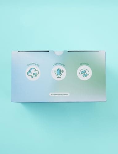 iClever BTH12 Kids Bluetooth Headphones,Colorful LED Lights Kids Headphones Wireless,74/85dBA Safe Volume,85H Playtime,Fast Charging,Bluetooth 5.2,Over Ear,Built-in Mic for iPad/Tablet/Airplane,Blue - Image 13