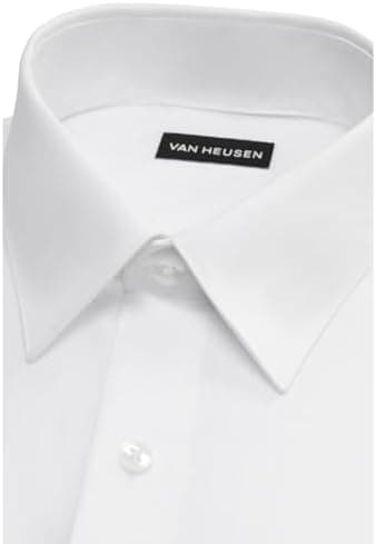 Van Heusen Men's Dress Shirt Fitted Poplin Solid - Image 6