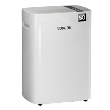 VOVGUU 5500 Sq.Ft 75 Pints Dehumidifier for Basement and Home with Drain Hose & 1.43 Gal Water Tank, 3 Smart Modes, Humidity Control, Auto Defrost, 24H Timer- Energy Star Dehumidifer for Large Room - Image 1