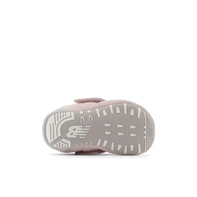 New Balance Baby Girls 574 V1 Hook and Loop Crib Sneaker, Crystal Pink/Shell Pink, 3 Infant - Image 6