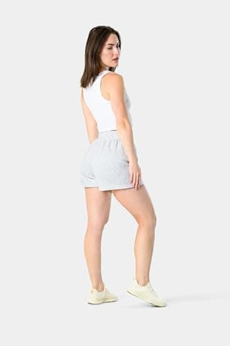 Kamo Fitness CozyTec Sweat Shorts Women High Waisted Lounge Comfy Casual Cotton Shorts with Pockets - Image 5