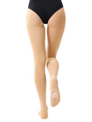 YOGAPRO Dance Tights Adult Women, Convertible Tights for Women, Transition Ballet pantyhose, Soft High Twist Yarn pantyhose - Image 1