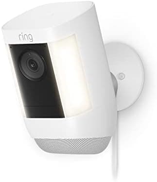 Like-New Ring Spotlight Cam Pro, Plug-In | 3D Motion Detection, Two-Way Talk with Audio+, and Dual-Band Wifi (2022 release) - White - Image 4
