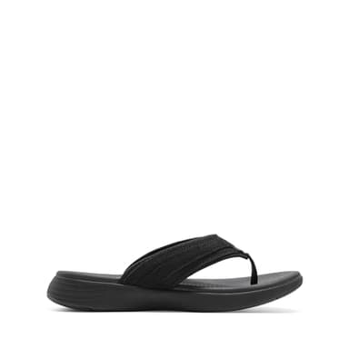 DREAM PAIRS Women's Arch Support Flip Flops Comfortable Thong Sandals,Size 6.5,Black,Breeze-1 - Image 7
