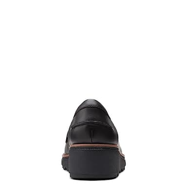 Clarks Women's Sharon Gracie Penny Loafer, Black Soft, 7 - Image 6