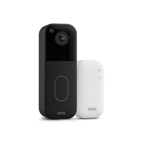 Blink Video Doorbell (newest model) – Head-to-toe HD view, two-year battery life, and simple setup. Sync Module Core included – System (Black) - Image 1