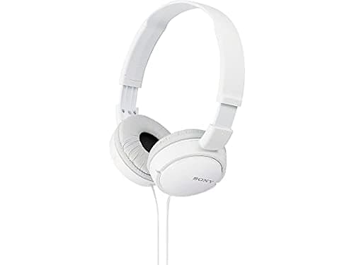 Sony ZX Series Wired On-Ear Headphones, White MDR-ZX110 - Image 1