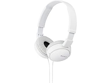 Sony ZX Series Wired On-Ear Headphones, White MDR-ZX110 - Image 1