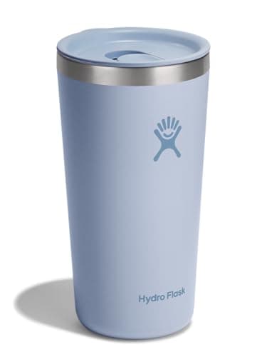 Hydro Flask All Around Tumbler Press-in Lid, Insulated Travel Mug, Stainless Steel Coffee Cup 20 Oz Surf Blue - Image 3