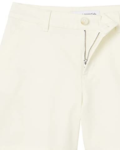 Amazon Essentials Women's Mid-Rise Slim-Fit 5 Inch Inseam Khaki Short (Available in Straight and Curvy Fits), Cream, 6 - Image 5