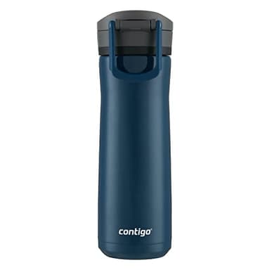 Contigo Jackson Chill 2.0, Vacuum-Insulated Stainless Steel Water Bottle with Secure Lid, Leak-Proof Travel Friendly, 20oz Capacity, Blueberry Color, Keeps Drinks Cold for 12 Hours - Image 5