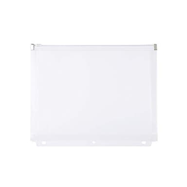 Filexec Pencil Pouch, Side-Load, Zipper Closure, 3-Hole Punched, Clear (Pack of 12) (50092-18083) - Image 1