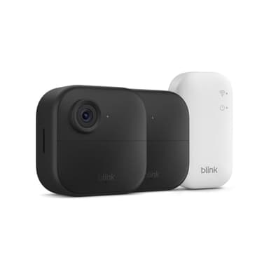Blink Outdoor 4 – Wireless smart security camera, two-year battery life, 1080p HD day and infrared night live view, two-way talk. Sync Module Core included – 2 camera system - Image 1