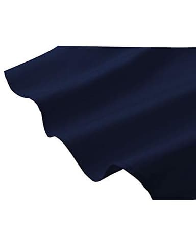 Hanpceirs Women's Boatneck Sleeveless Swing Vintage 1950s Cocktail Dress Navy Blue S - Image 4