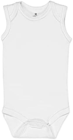HonestBaby unisex-baby Sleeveless Bodysuits One-piece 100% Organic Cotton for Baby Boys, Girls, Unisex - Image 5