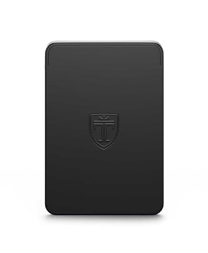 TRAVANDO SLYDE Aluminum Card Holder - RFID Blocking Slim Wallet for Men with Money Clip – Holds Up to 6 Cards – RFID Protected Credit Card Mens Wallet (Carbon) - Image 1