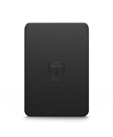 TRAVANDO SLYDE Aluminum Card Holder - RFID Blocking Slim Wallet for Men with Money Clip – Holds Up to 6 Cards – RFID Protected Credit Card Mens Wallet (Carbon) - Image 1