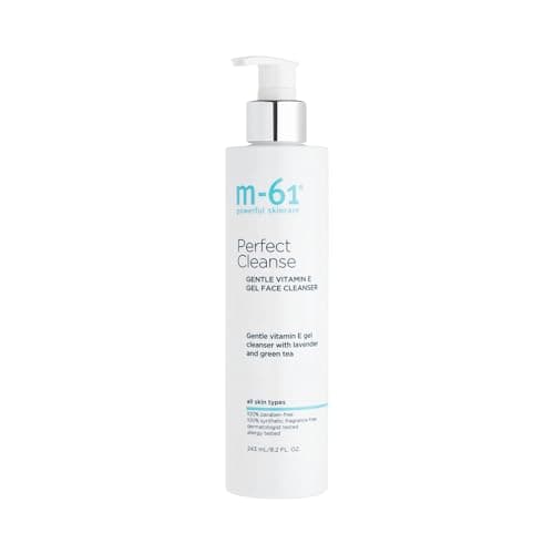 m-61 Perfect Cleanse | Daily Gentle, Foaming Gel Cleanser With Vitamin E, Lavender, Green Tea. For All Skin Types. Dermatologist and Allergy Tested, 8.2 Fl Oz - Image 1