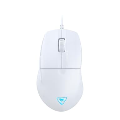 Turtle Beach Pure SEL - Ultra-Light Ergonomic RGB Gaming Mouse, 8K DPI Optical Sensor, Mechanical Switches, Pretension System, Pure PTFE Glides, RGB Illumination – White - Image 1