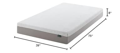ZINUS 8 Inch Ultima Memory Foam Mattress [New Version], Twin, Fiberglass Free, Medium Firm Feel, Breathable Airflow Memory Foam, Certified Safe Foams & Fabric, Mattress in A Box - Image 2