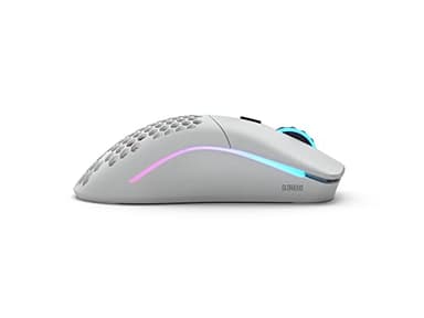 Glorious Model O Wireless Gaming Mouse - Superlight, 69g Honeycomb Design, RGB, Ambidextrous, Lag Free 2.4GHz Wireless, Up to 71 Hours Battery - Matte White - Image 4