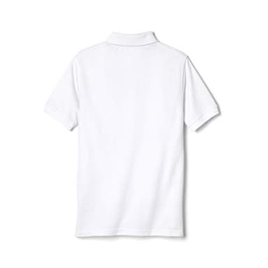 French Toast boys Short Sleeve Pique (Standard & Husky) Polo Shirt, White, 10-12 - Image 2