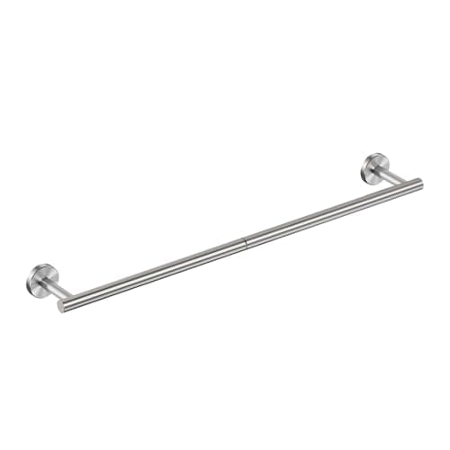 FORIOUS Towel Bar Wall Mounted, Stainless Steel Towel Racks for Bathroom, Includes Wall Mounting Hardware (Brushed Nickel, 20 Inch) - Image 1