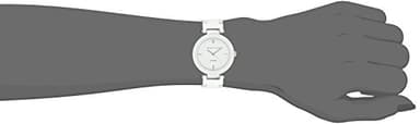 Anne Klein Women's AK/1019WTWT Diamond-Accented Watch with Ceramic Bracelet - Image 4