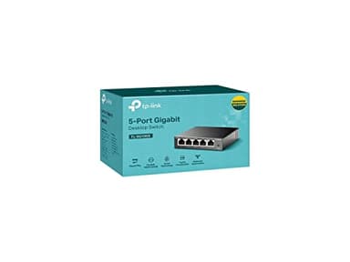 TP-Link TL-SG105S | 5 Port Gigabit Ethernet Switch | Desktop/Wall-Mount | Plug & Play | Fanless | Sturdy Metal | 3 Year Manufacturer Warranty | 802.1p/DSCP QoS & IGMP Snooping | Compact Design - Image 5