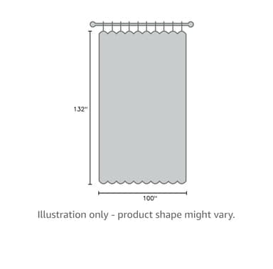RYB HOME Extra Long Curtains Light Block Soundproof Privacy Blinds for Home Theater Office Backdrop Dining Living Room Patio Door Large Window Ceiling to Floor Drapes, W 8.3 x T 11 ft, Greyish White - Image 10