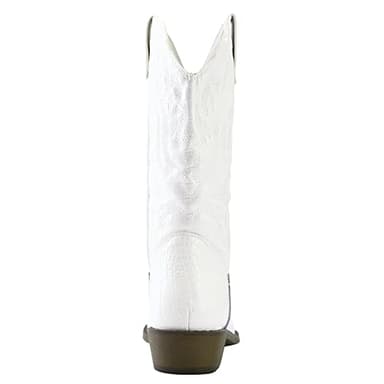 mysoft Women's Western Cowboy Boots Embroidered Mid-Calf Pointed Toe Cowgirl Boot - Image 4