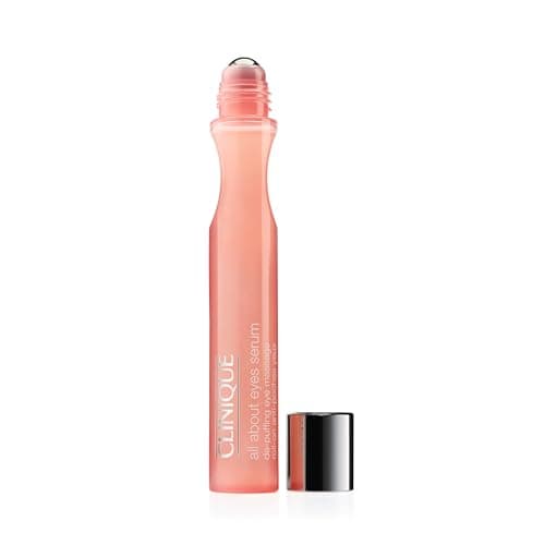 Clinique All About Eyes Serum De-Puffing Eye Massage For Dark Circles With Caffeine | Hydrating, Brightening + Depuffing, 0.5 fl. oz - Image 1
