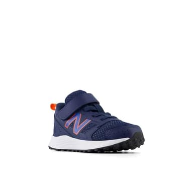 New Balance Baby Kids Fresh Foam 650 V1 Bungee Lace with Top Strap Running Shoe, Nb Navy/Blue Oasis/Team Orange, 2 Wide US Unisex Infant - Image 4