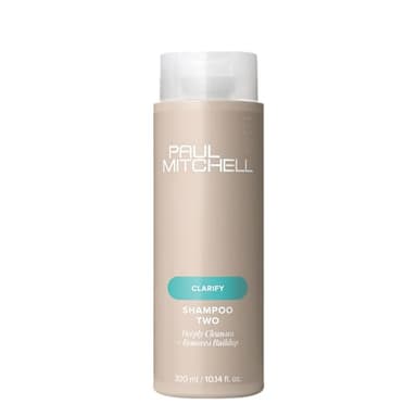 Paul Mitchell Shampoo Two, Clarifying Shampoo, Deep Cleanses + Removes Buildup, For All Hair Types, Especially Oily Hair, 10.14 fl. oz. - Image 1