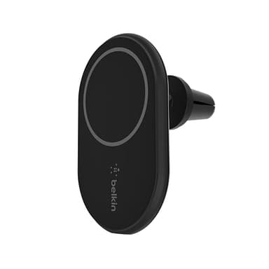 Belkin MagSafe-Compatible Magnetic Wireless Car Charger 10W - Wireless Charger, Magnetic Car Vent Phone Mount for iPhone 17, iPhone 16, 15, & 14 Series, Pixel 10 (Power Supply Included) - Black - Image 4