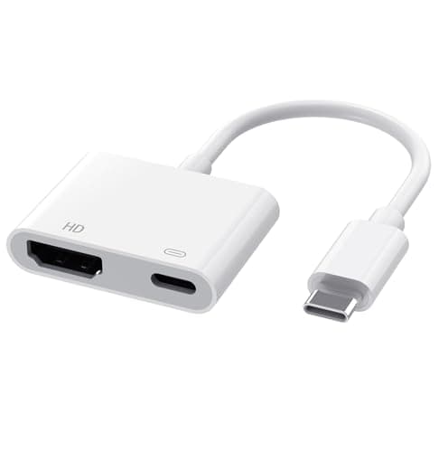AIRSKY USB C to HDMI Adapter for iPhone 15/16 to TV, Type C to HDMI Adapter, with 100W Fast Charging and 4K@60Hz, Compatible with iPhone 16/15 MacBook Ipad - Image 1